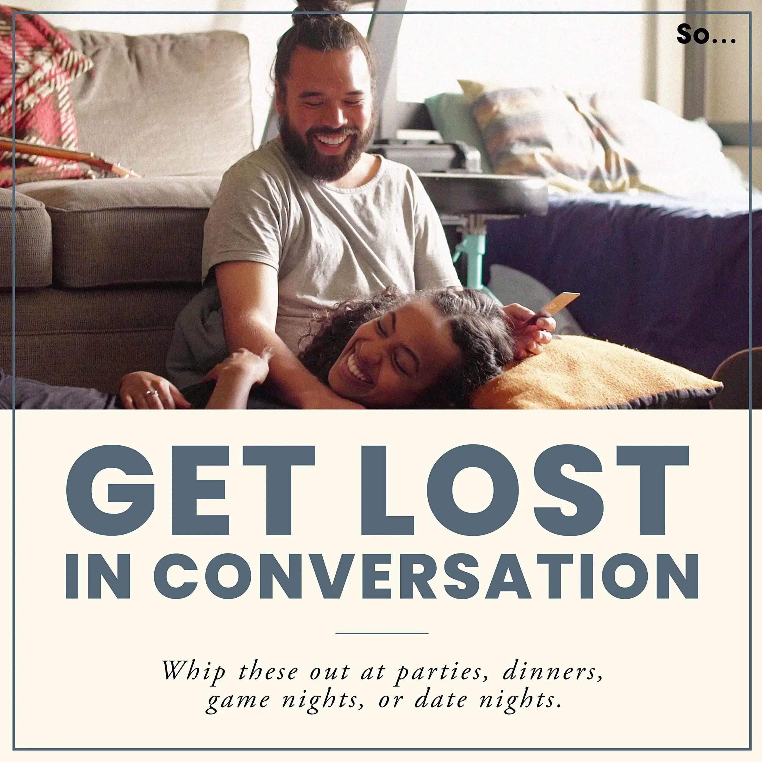 Cards Board Game Conversation Starter Questions Card Game for Adults & Families Couple Bedroom Excited Deck For Party Playing