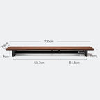 Z1 Monitor Height Increasing Rack Office Luxury Desk Setup E-sports Room Monitor Bracket Wooden Screen Stand with Compartments