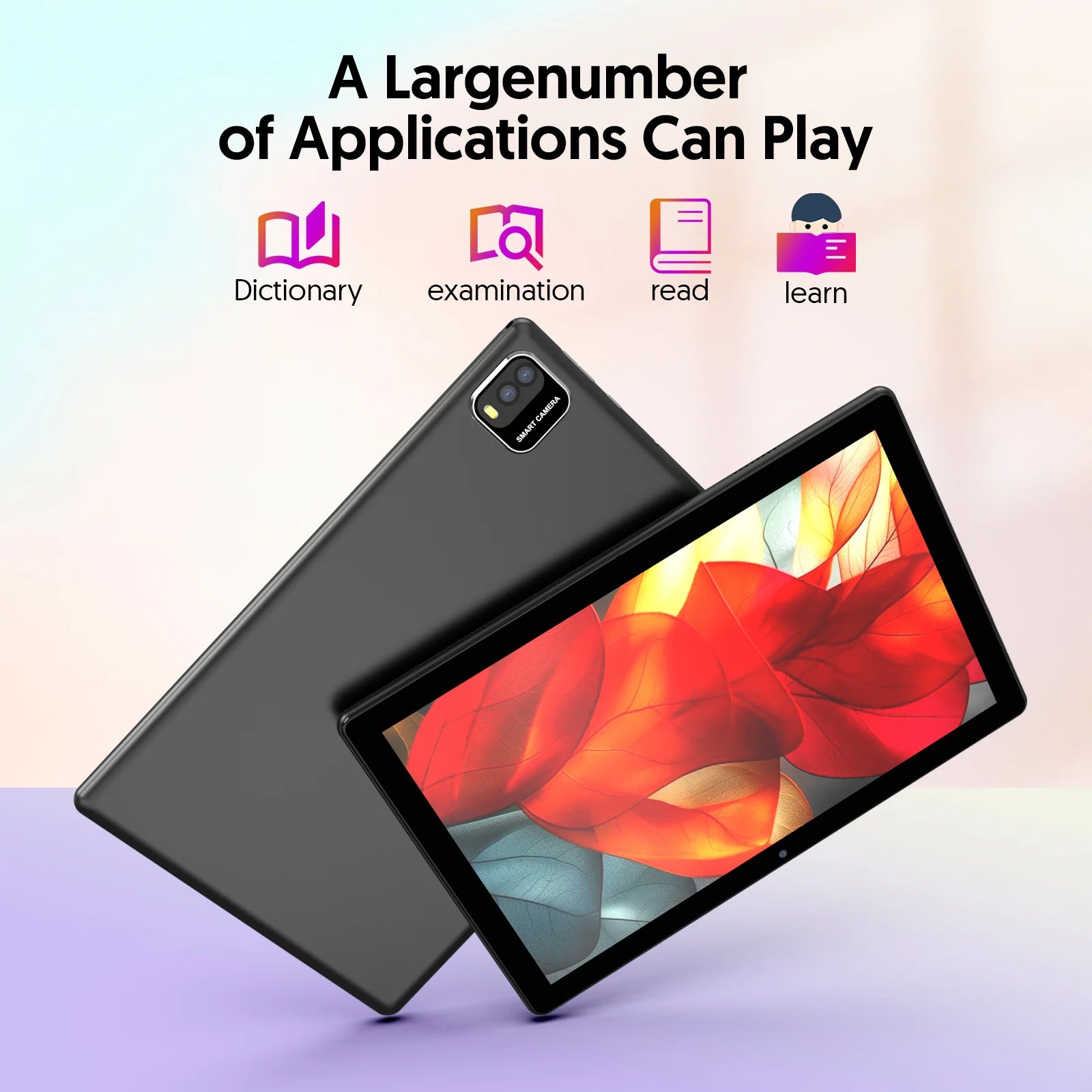 Latest Global Version Android 15 Tablet, 10-inch Tablet, Quad-core Processor, 1280*800 Resolution, 12 (3+9) GB RAM, 64GB Storage
