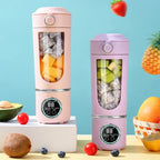 New Portable Juice Maker Blender for Shakes Smoothie 700ML Durable Juicer Steel Blades 2 In 1 Blender Bottle Smoothie Portable