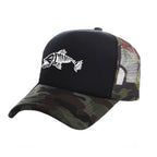 Men Outdoor Fishing Cap Fishing Hat Trucker Caps Hunting Has Fish Bones Snapback Hat MZ-495