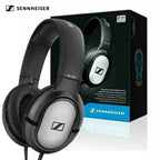 Sennheiser HD206 Over-Ear Wired HiFi Drivers Stereo Bass Audiophile Headphones Original Noise-Canceling Monitoring Headset