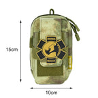 Rhino Rescue EDC First Aid Kit IFAK Trauma with Molle Tactical Pouch Tourniquets Bandage for Survival