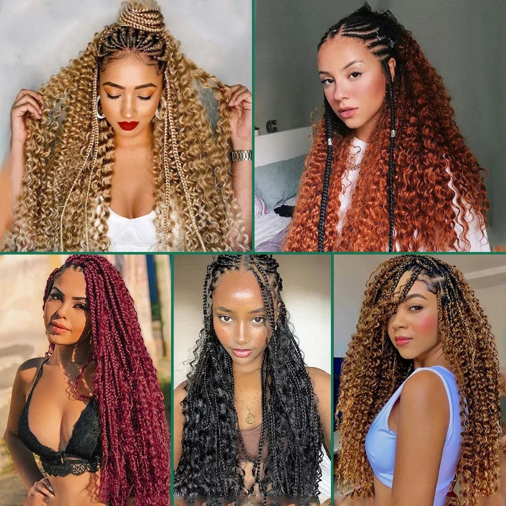 P4/27 Highligt Deep Wave Bulk Human Hair Braiding Blonde Curly Brazilian Human Hair Extensions for Micro Braiding No Weft