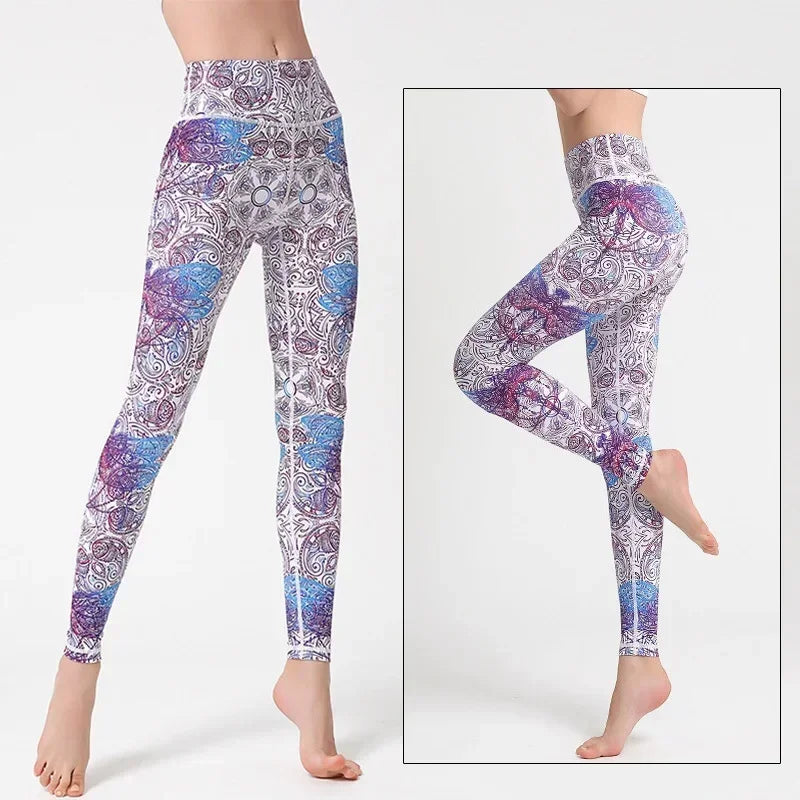 Cloud Hide Yoga Pants Long Sports Leggings Women Fitness Tights Girls High Waist Running Workout Trouser Plus Size Tummy Control