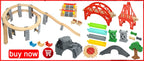 Locomotive Magnetic Car Electric Train Toys Fit All Brand Biro Wooden Diecast Slot Train Track Railway Educational Toys For Kids