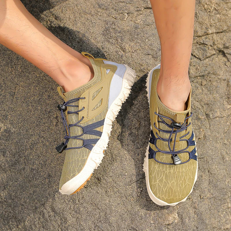 Men's Summer Water Wading Hiking Shoes 2025 Outdoor Women's Sports Shoes Breathable Fast Drying Anti Slip Hiking Beach Barefoot