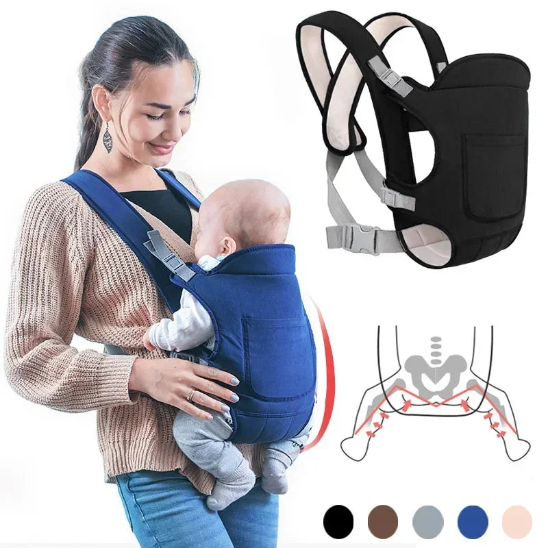 Baby Going Out Safety Carrier Sling Multifunctional Shoulder Baby Carrier Four Methods Front and Back Versatile for All Seasons Main image