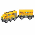 Wooden Locomotive Magnetic Electric Car Train Toys Fit Biro Wooden Diecast Slot Train Track Railway Educational Toys For Kids