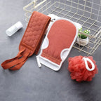 3pcs/set Body Scrubber Back Massage Exfoliating Sponge Bathroom Bath Brush Scrub Shower Brush Body Wash Scrub Bath Supplies