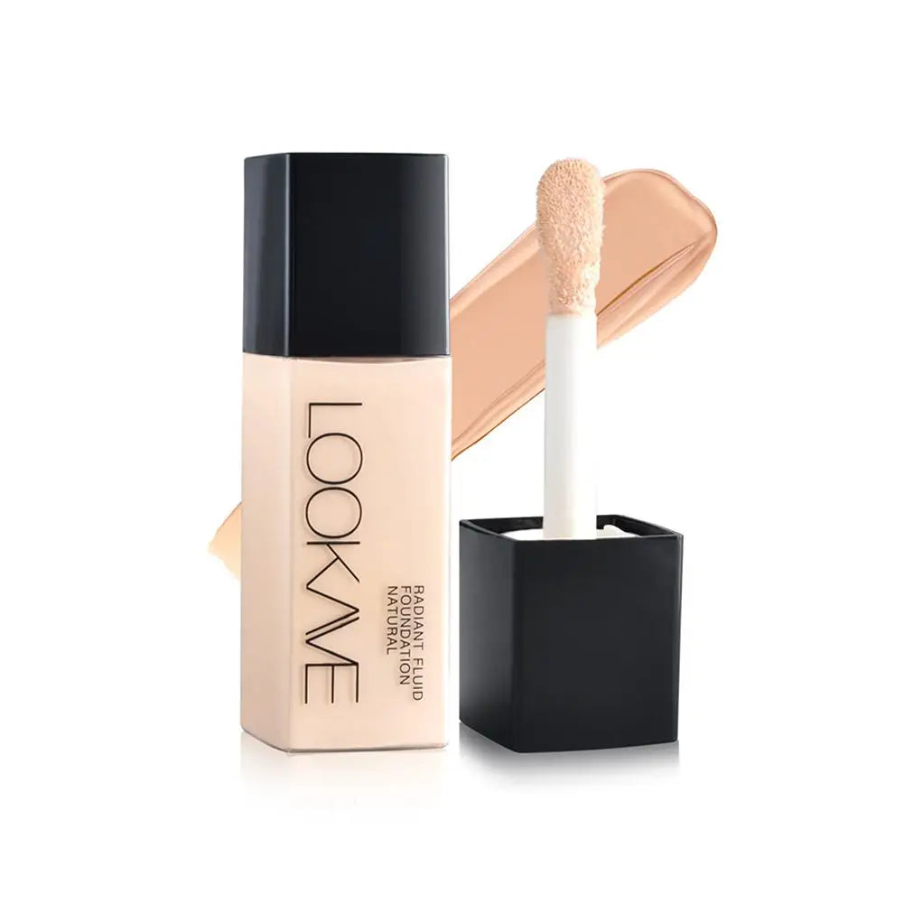 1Pcs Liquid Foundation Long Lasting Full Coverage Matte Cream CC Foundation Makeup Concealer Natural Liquid Base Moisturizing