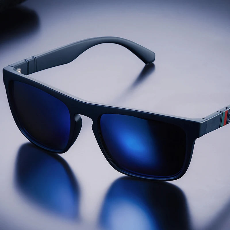 Fashion Square Vintage Polarized Sunglasses Men Women Retro Driving Fishing  Sun Glasses UV400 Eyewear Secondary image
