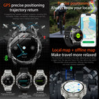 Smart Watch for Men GPS Offline Maps 2G ROM 10ATM Waterproof Heart Rate Diving Skiing Hiking Rugged Durable Smartwatch Men Women