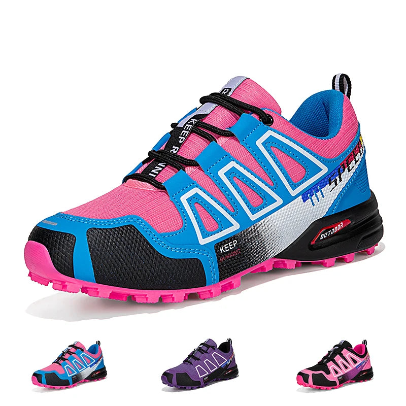 Women's Hiking Shoes Waterproof Outdoor Sports Shoes Women's Walking Travel Sports Shoes Bicycle Sports Shoes Running Shoes Main image