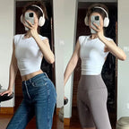 Women's Slim Fit Open Back Sports Tank Built in Fixed Cups Breathable Pilates Yoga Workout Top