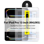 Screen Protector Tempered Glass For iPad Pro 13 11 M5 M4 12.9 A16 10 9 10th 9th Generation Air 5 4 3 M3 M2 Mini 7 6 Accessories