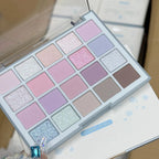 DIKALU 20-Color Korean Low Saturation Eyeshadow Tray Matte Waterproof Brown Pink Eye Shadow Palette Long-lasting Daily Makeup