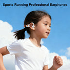 Air Conduction Stereo Headphones Kids Open Ear Bluetooth6.0 Earphones  Wireless Learning Noise Reduction Music Headset Earhook