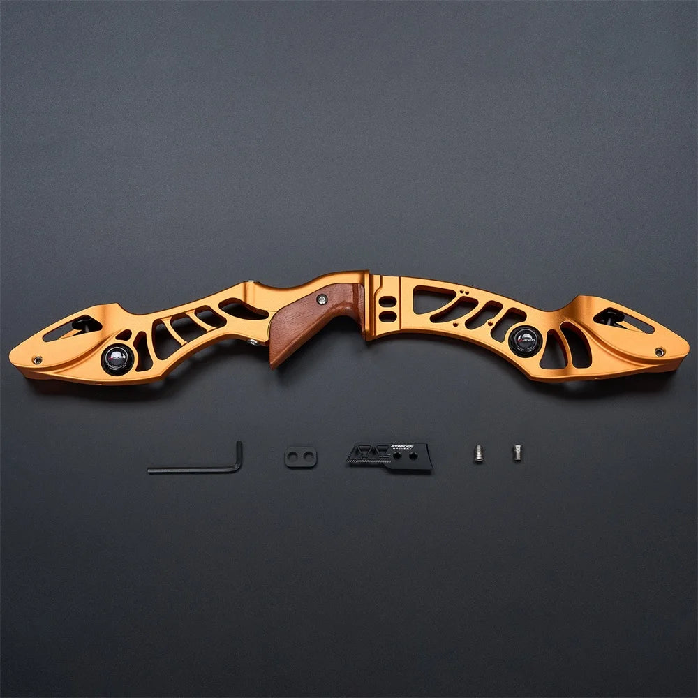TOPARCHERY 25inch High-end ILF Bow Riser Aluminum CNC Material Right Hand for Professional Archer Competitive Sports Accessories
