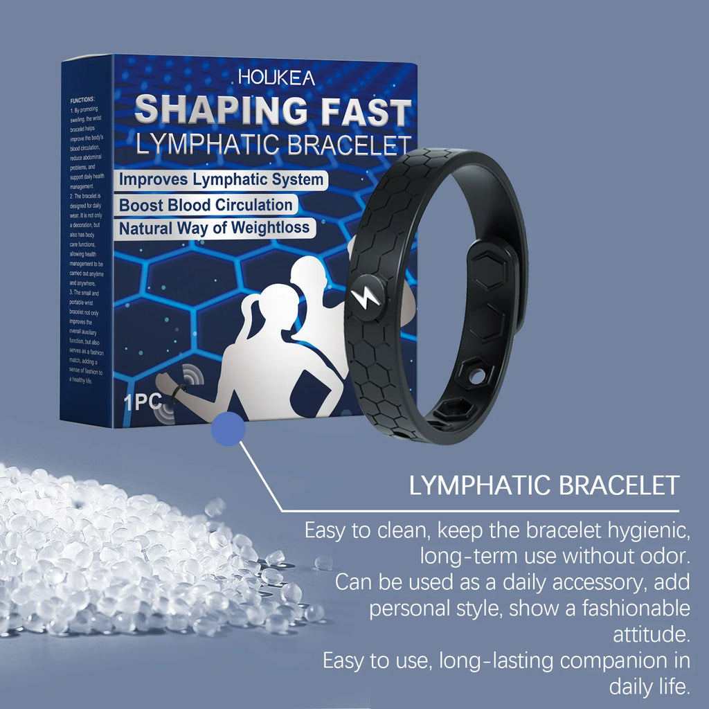 Unisex Weight Loss Bracelet Burning Fat Body Shaping Anti Fatigue Energy Therapy Improve Metabolism Lymphatic Detox Bracelet