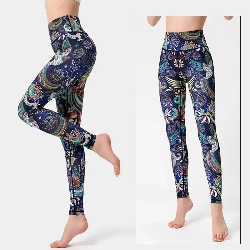 Cloud Hide Yoga Pants Long Sports Leggings Women Fitness Tights Girls High Waist Running Workout Trouser Plus Size Tummy Control