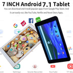 New Arrival 7 INCH LF705 WIFI Tablet PC 2GB RAM 16GB ROM Sun8iw15 Quad-Core Android 7.0 Dual Camera Quad-Core 1024 x 600 pixels
