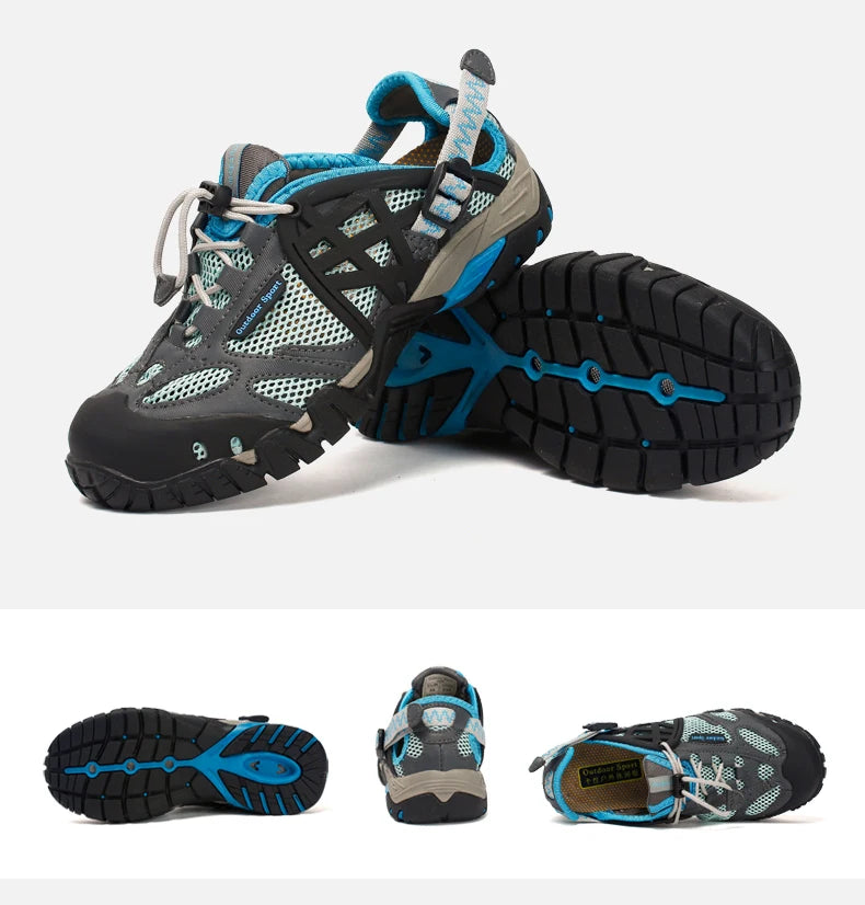 Summer Wading Hiking Shoes for Men Outdoor Aqua Beach Barefoot Sneakers Women Breathable Quick Drying Sports Trekking Shoes Men