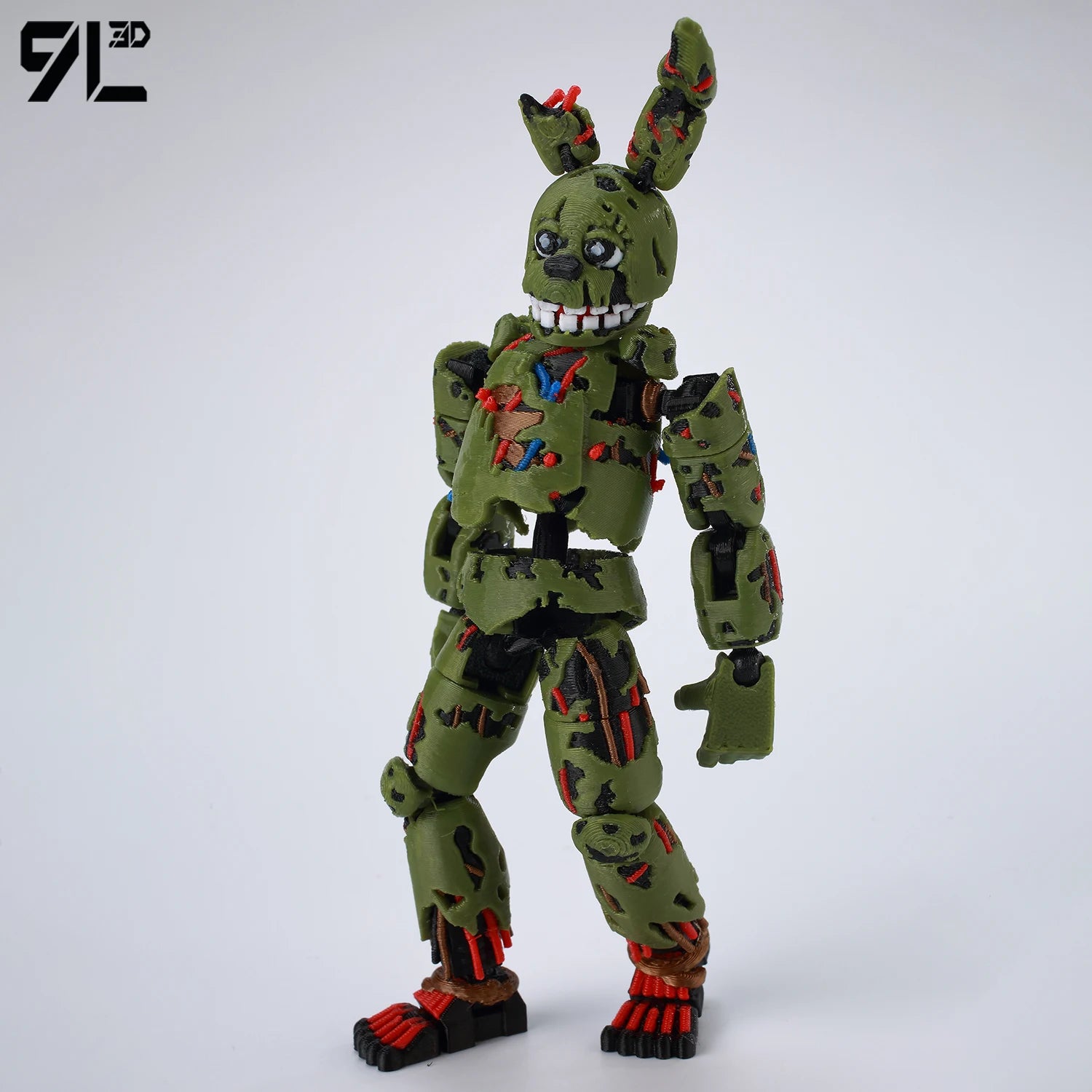9L3D Printed FNAF Freddy Fazbear's Pizza Springtrap Toys Action Figures Anime Model Lucky13 Dummy13 Titan13 Ornaments Gifts