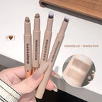 2026 New Nose Shadow Contour Pen With Sumdge Brush Naturally 3D And Brightening Contouring Stick Cream-Textured Nose Shadow Pen