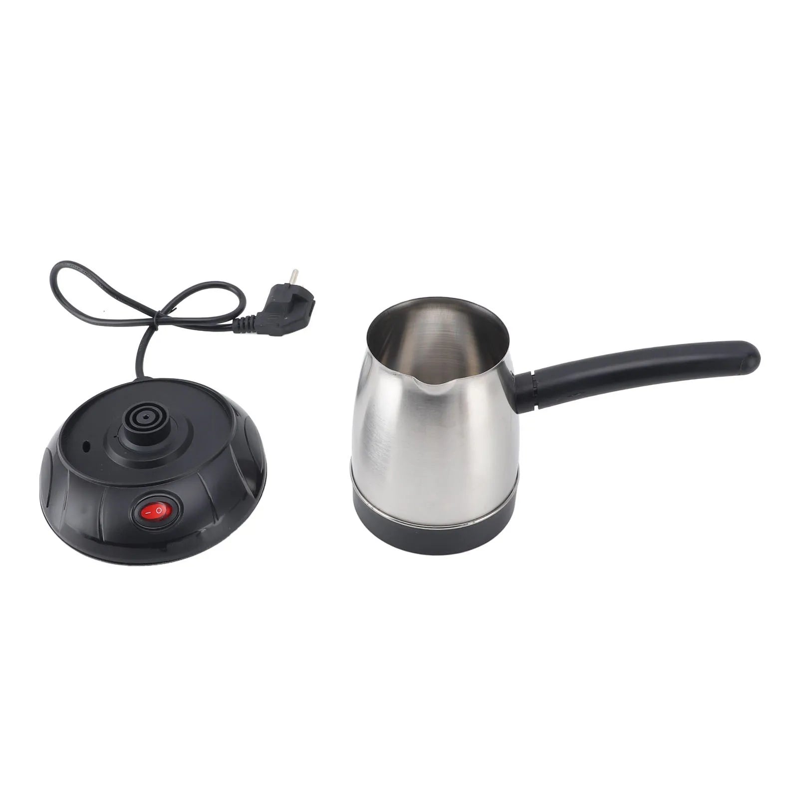 500ml Stainless Steel Electric Turkish Coffee Maker Pot with Long Removable Handle for Tea And Milk Main image