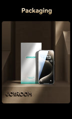 Joyroom 1/2Pcs Anti-spy Glass For iPhone 17 16 15 14 Pro Max Glass For iPhone 17 16 15 14 13 12 Pro Max Privacy Screen Protector