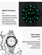 ADDIES Luxury Women's Watches Elegant Classic 36mm Business Ladies Watch BGW9 Luminous Waterproof Steel Quartz Woman Watches