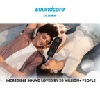 Sound core 3 from Anker: Bluetooth 5.0 loudspeaker, 24 Hours Playtime, IPX7 Waterproof Stereo Sound with Titanium Membrane Tre