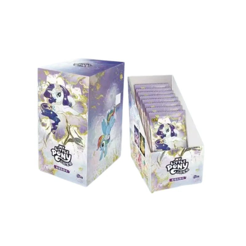 KAYOU Genuine New My Little Pony Friendship Eternal Star Bag 2 Rhythm Moon AR Gilded Decoration OR Collection Card Gift