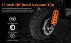 VREOM - VZ37 Electric Scooter-6000W Motor 60V30AH Battery High Power E-Scooter-70km/h Speed 11'' Vacuum Tire-Foldable EScoot