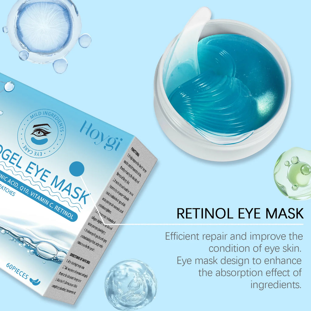 Retinol Eye Mask Patch - Gentle ingredients to care for the skin around the eyes, nourishing and moisturizing eye mask