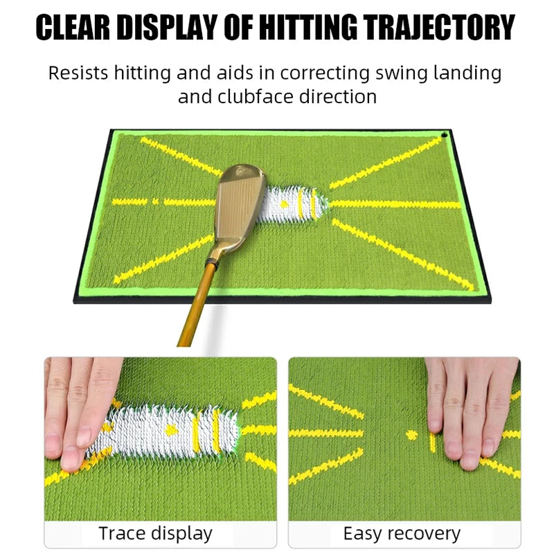 PGM Golf Training Mat for Swing Detection Batting Ball Trace Directional Mat Swing Path Pads Swing Practice Pads DJD038