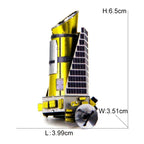 Space Exploration 3D Metal Puzzle Shuttle Hubble Space Telescope Mars Rover Model Toy for Kids Creative Jigsaw Puzzle Gift Toys