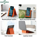 HAPPORIA Portable Foldable Silicone Phone Holder Flexible Bendable Multi Angle Adjustable Stand for Universal Phone Tablet