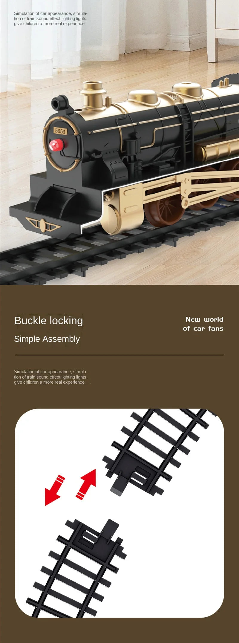 Classical Electric Train Set Toy Car Railway Train Model Educational Game Children Christmas Toys for Boy