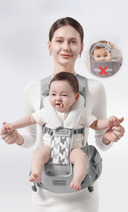 AIBEDILA Baby Carrier Ergonomic Kangaroo Infant Kids Sling Back Front Facing Backpack Wrap Newborn Bag 0-6 Months