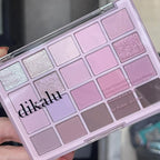 DIKALU 20-Color Korean Low Saturation Eyeshadow Tray Matte Waterproof Brown Pink Eye Shadow Palette Long-lasting Daily Makeup