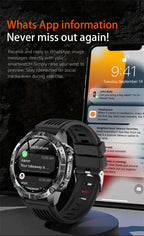 Smart Watch for Men GPS Offline Maps 2G ROM 10ATM Waterproof Heart Rate Diving Skiing Hiking Rugged Durable Smartwatch Men Women