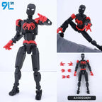9L3D Printed Deadpool Wolverine Batman Spider-Man Venom Action Figures Dummy13 Lucky13 T13  Anime Model Toys Collectors Gifts