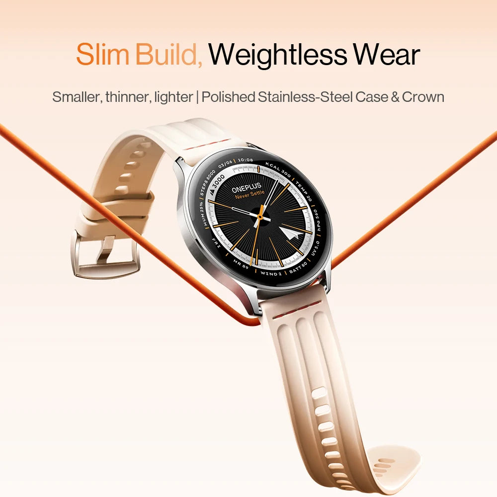 Global Version OnePlus Watch lite SmartWatch,1.46 inches Display,59g,10 Days of Reliable Power,Heart Rate,Blood Oxygen Monitorin Secondary image