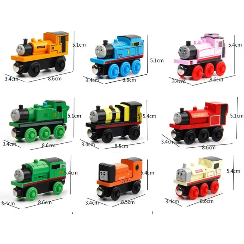 Thomas And Friends Wooden Railway Toy Lady Percy Mike Rosie Edward Donald Gorden Emily Train Truck Carriages Birthday Christmas
