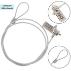 【4 Digit Security Password Computer Lock Anti-theft Chain For Notebook PC Laptop】