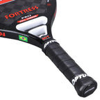 OPTUM FORTRESS 18K Carbon Fiber Rough Surface 14 Holes Beach Tennis Racket With Cover Bag