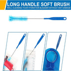 4 in 1 Hydration Water Bladder Cleaning Kit Multifunctional Tube Brush Drying Rack Portable Cleaner Tool for Camp Hike Water Bag