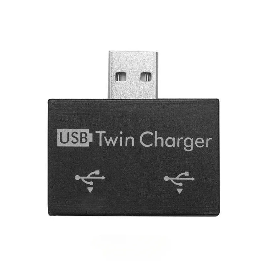 1pc 2.0 USB Splitter 1 Male to 2 Port Female USB Hub Adapter Converter for Phone  Laptop PC Computer Charging Accessories